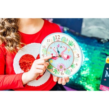 Set for creativity "Clock-coloring" "Flamingo"-6