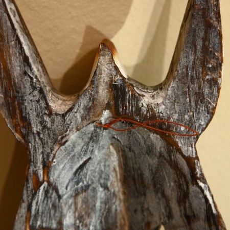 Mask "Zebra" Albezia 50 cm-3