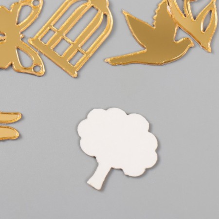Decor for creativity plastic mirror "park" set 6 pcs-2