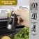 Zein M03, S = 3.0 and 0.7mm, mixer, basket, cutting board, siphon, graphite