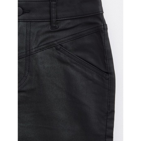 Women's jeans, size XS, Black color-7