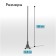 Ice ax, the width of the blade is 145 mm, forged, with a metal cuttings