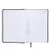 Diary Initiated A5 160 sheets attomex.croco, solid cover of artificial leather with foam rubber, 2 lies, block 70 g/m2, blue