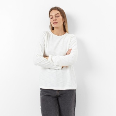 Women's longing, white color, size 46-48 (XL)-2