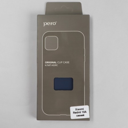 Pero cover, for Xiaomi Redmi 10a, silicone, blue-3