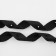Braid with buttons, 25-25-50 mm, 17 mm × 45 ± 1 m, black color