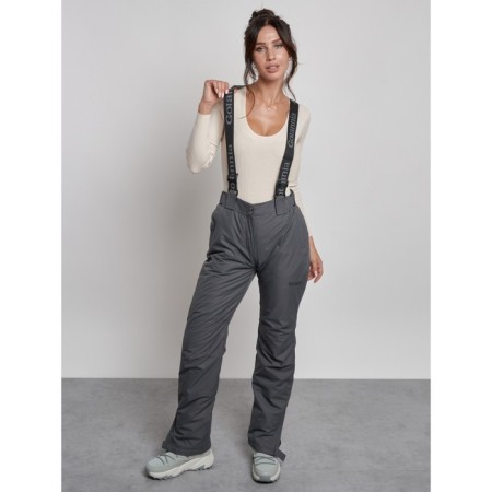 Semi -combinezone ski insulated female winter, size 44, color gray color-21