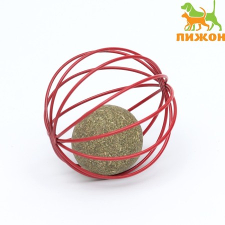 Ball for cats from pressed cat "mint in a ball"
