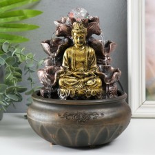 Table fountain with backlight 