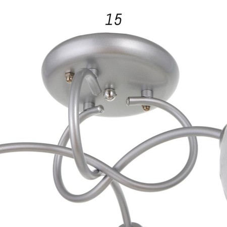 Chandelier 1085/3SL 40W E27 silver 54x54x24 cm Bayerlux-5