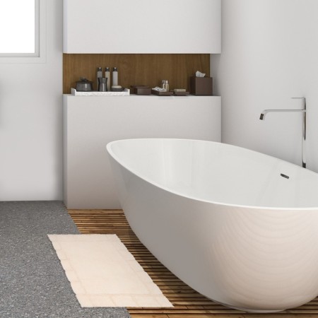 Bathroom mat Ethel Classic 50x80 cm cent. dairy, 70% HL, 30% p/e, 1600 g/m2