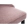 CHIL STILL A Metal Kora Metal/Velur, Black/Pink 47x57x89 cm