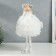 Interior doll "Princess in a white outfit, with heart" 43x18x19.5 cm