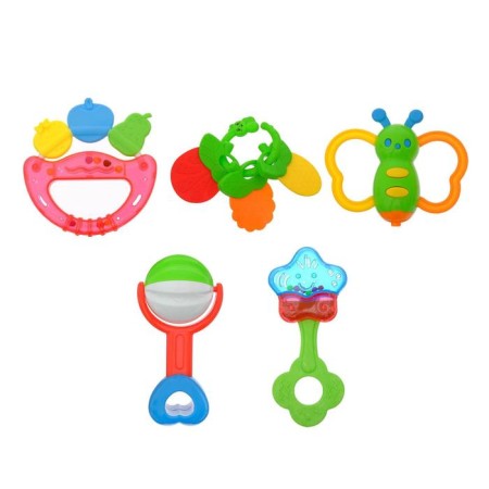 A set of rattles "Ringeous joy", 5 pcs, Kroshka I-1