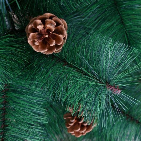 Cedar green cones 150 cm, D needle 10 cm, D of the lower tier 88 cm, 152 branches, metal stand-1