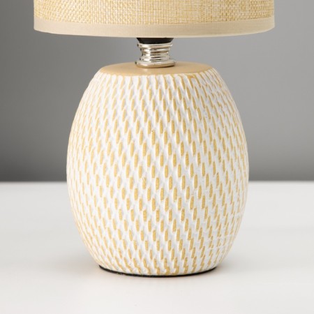 Board lamp "NAMI" E14 40W beige-white 13x13x27 cm-3
