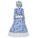 The carnival costume "Snow Maiden is the merchant", the color is blue, p. 52-54