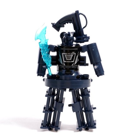 Minigan robot, transformed with metal elements-2