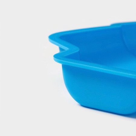 Baking uniform "Christmas tree", silicone, 13.5 × 10.5 cm, blue color-4