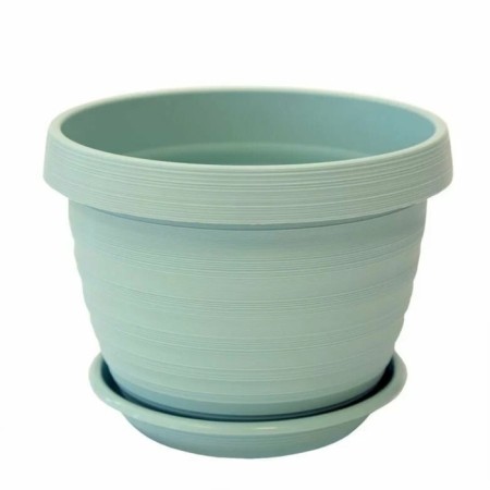 Plastic pot "Toledo", d = 20, with a pallet, mint