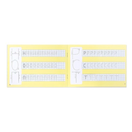 A set of reusable books with a marker "Training" for girls, 4 pcs. 12 p.-4