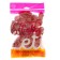 Latex ball 12 ", chrome, set 25 pcs., Saturated Bordeaux Color