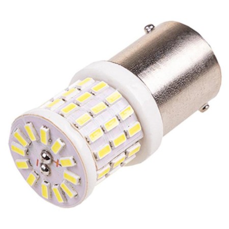 LED LED S25, (P21W), 12V, 62 SMD diode, 1-end, white, Skyway, S08201427
