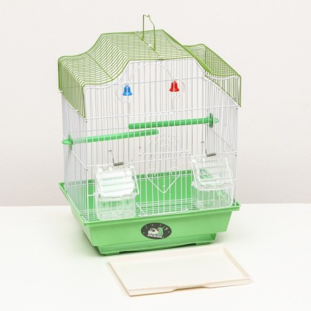 Poultry cell equipped BD-1/4F, 30 x 23 x 39 cm, green-5