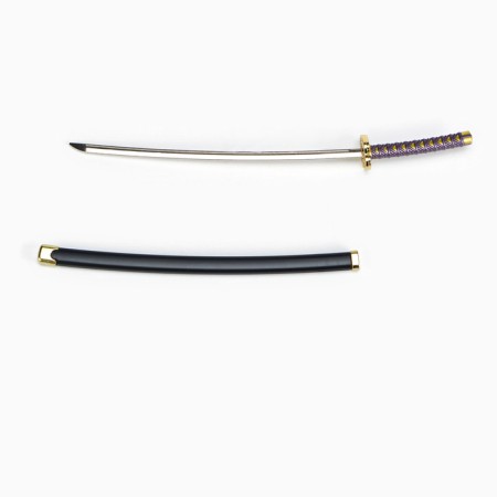 Souvenir weapons Mini "Katana Zenitsa", 24 cm, black with lilac-3
