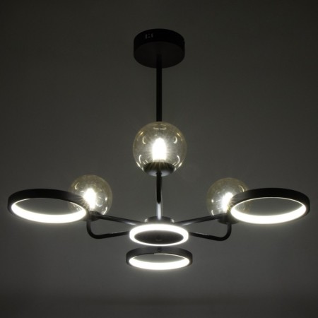 Mirbis chandelier 6XLED 30W 3xg9 black 75x75x59cm Bayerlux-3
