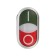 La32 Red-green button "Start-stop" with no+nc backlight