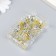 Set of decor for creativity "Pin" set 90 pcs gold/silver 2.5 cm 7.5x5x2 cm