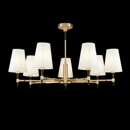 Maytoni H001CL-07BS, 7HE14, 40W, 88x88x50.5 cm, brass color