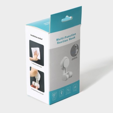 Holder for a shower watering can on a suction cup, 6.8 × 5.5 × 12 cm, white color-8
