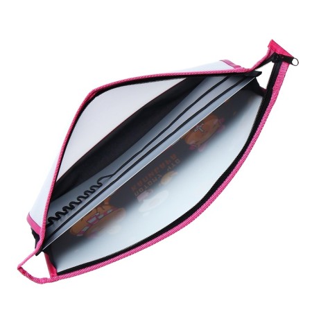 A4, 340 x 245 x 75 mm folder folder, 2 compartments, zipper from above, plastic, Hatber "because Capybara"-3