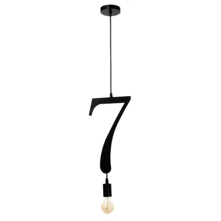 Bayerlux lamp "Figure 7" E27 40W Black 35x20 cm