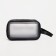 Cosmetic bag with lightning, black color