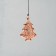 Wind Music Metal "Christmas trees" 5 tubes 6 fir trees 67 cm