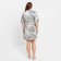 Home set (robe/shirt) female, beige/gray color, size 52