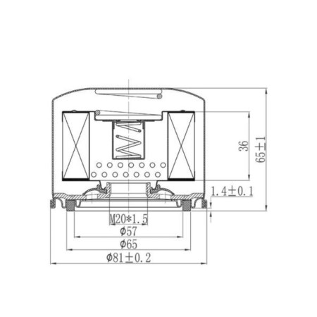 Air filter Totachi TC-1098-1