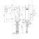 Mixer for the Ideal Standard Cerafine BC5555AA sink, one -leaf, pour 136 mm, chrome