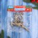 Christmas tree decoration "Running shine" 13x11 cm, gold
