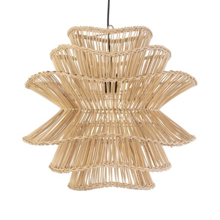 Ceiling light from rattan "Reflection" 1x120W, E27, 52x52x50 cm-4