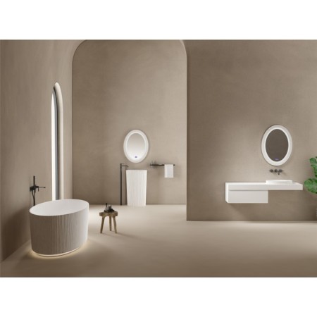 ABBER STEIN AS2603 sink, invoice, 500x320x60 mm, white, matte-2