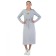 Women's dress Light, size 44, color gray melange