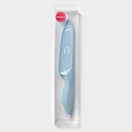 Knife ceramic shade "sharpness", blade 16 cm, blue color-3