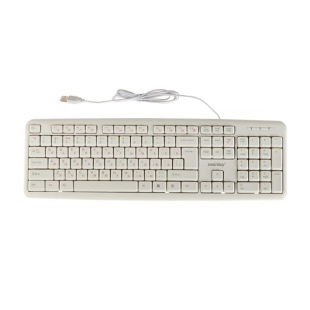 Smartbuy One 210 keyboard, wired, membrane, 104 keys, USB, white-2