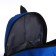 School backpack, 2 lightning departments, 3 pockets, black/blue color