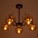 ARISA chandelier 5he27 40W black and gold 60x60x40 cm