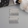Hair crest "Medea", set 2 pcs., Classic, 5 × 4 cm, silver